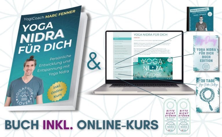 Yoga Nidra Buch: Yoga Nidra für Dich von YogiCoach Marc Fenner inklusiv Online Kurs mit Yoga Nidra MP3
